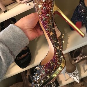 Volcano strass louboutin heels